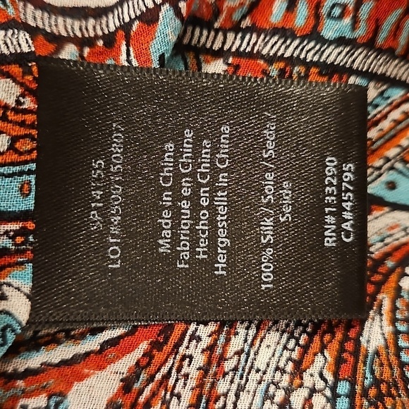 💕RACHEL ZOE💕 Violet Peasant Neck Tie Blouse in Parrot & Bright Red 6 - Picture 15 of 16